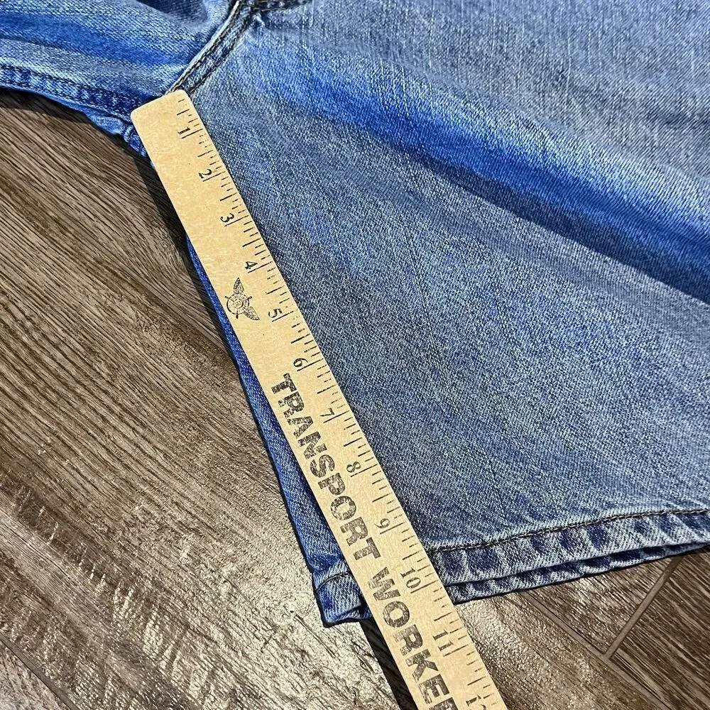 Levis 550 Shorts Mens 40 Relaxed Fit Denim Medium Wash Blue Jorts 10”